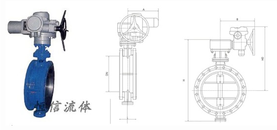 電動硬密封蝶閥